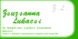 zsuzsanna lukacsi business card